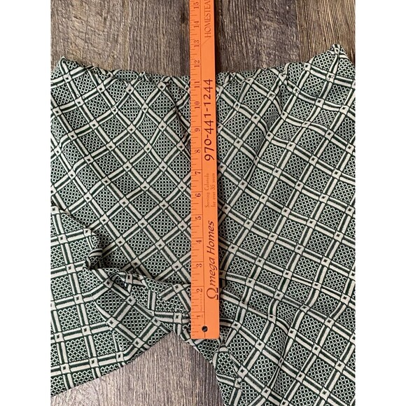 Vtg 70s ILGWU Union Made Women’s High Rise Wide Leg Pants Geometric Mod USA 6/8 - Picture 9 of 11